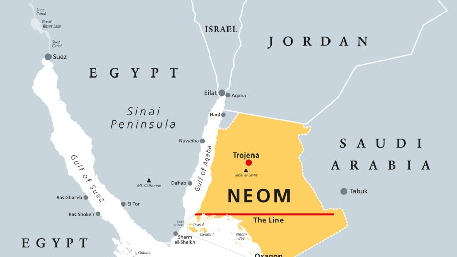 Град Неом - невижданият проект на Саудитска Арабия