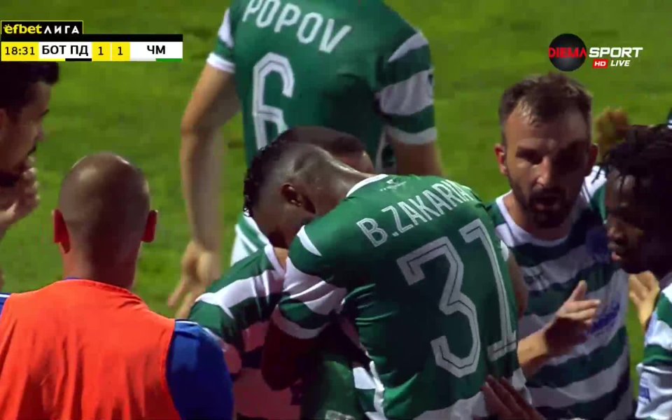 Отборът на Черно море изравни бързо резултата срещу Ботев в