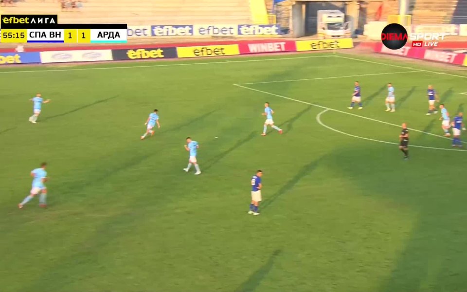 Лъчезар Котев отново изведе Арда напред със страхотен удар от