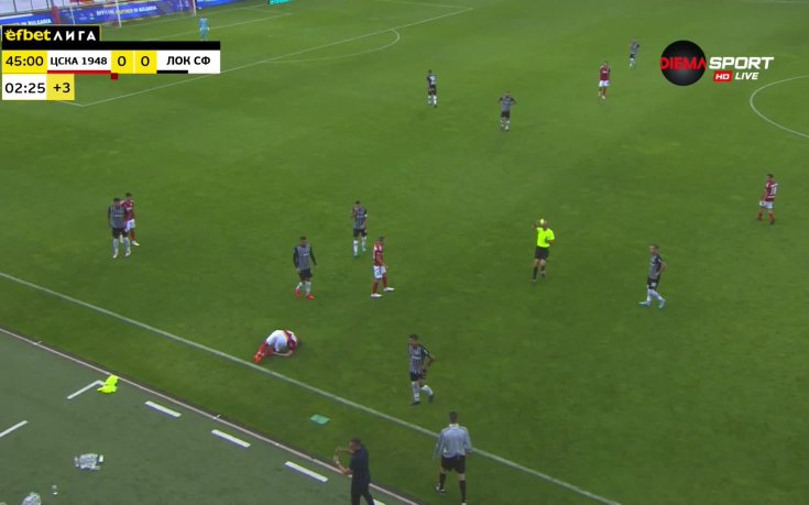 ЦСКА 1948 - Локомотив София 0:0 /първо полувреме/