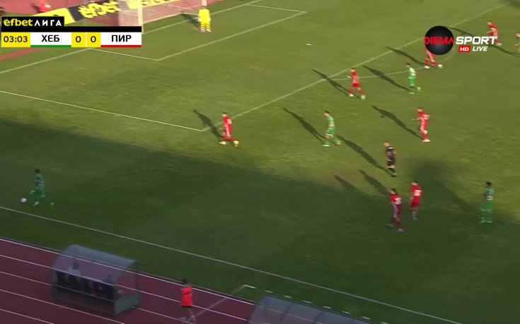 Хебър - Пирин 0:0 /първо полувреме/