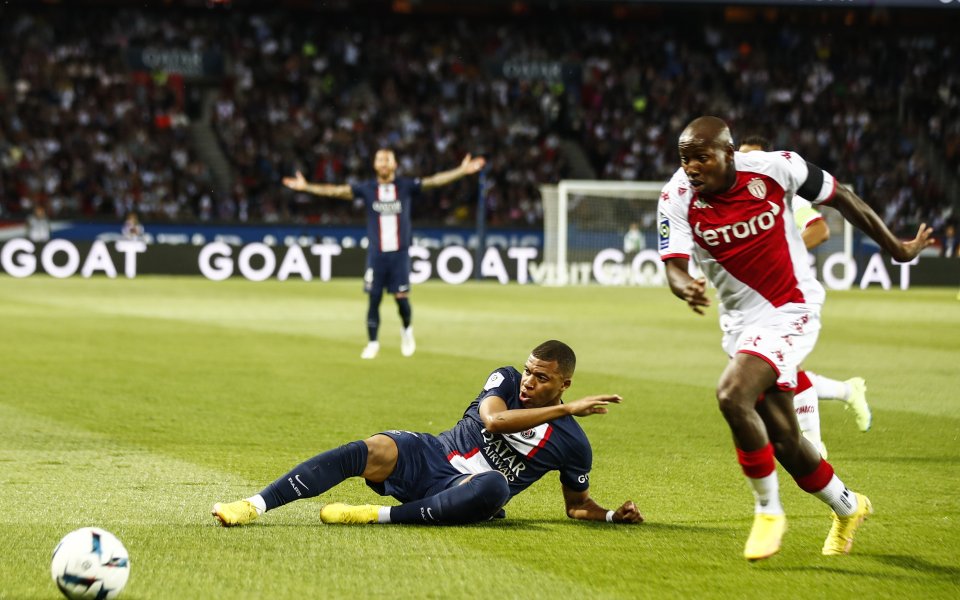 Пари Сен Жермен - Монако 1:1 / Лига 1, 4-и кръг, 28.08.2022 г.