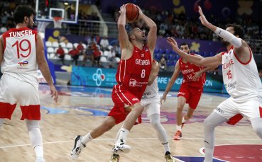Националният отбор на Грузия по баскетбол победи Турция с 88 83
