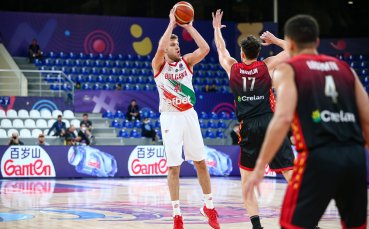 Звездата на националния отбор по баскетбол на България Александър Везенков