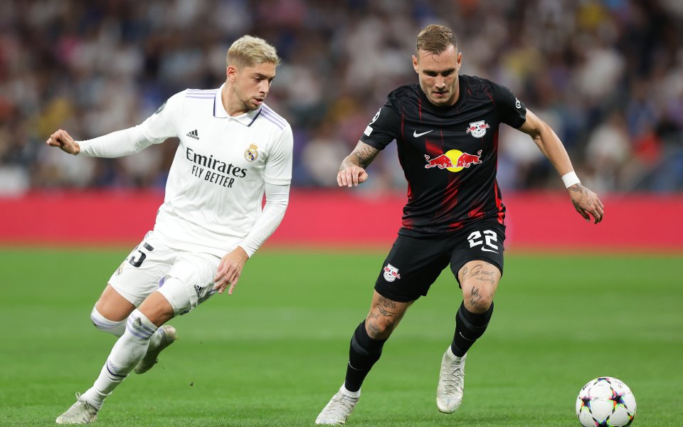 Реал Мадрид и Лайпциг играят при резултат 0:0 в мач от