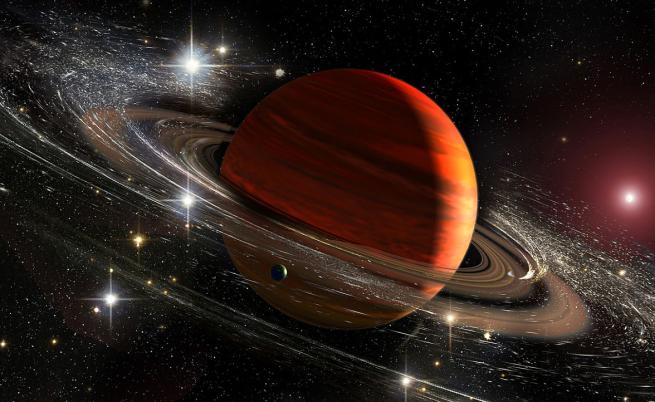 Пръстени на Сатурн нагряват горните слоеве на атмосферата на планетата