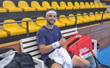 Григор Димитров вече е на родна земя и тренира за Sofia Open