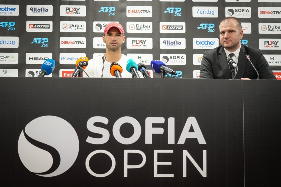 Пресконференция на Григор Димитров преди Sofia Open1