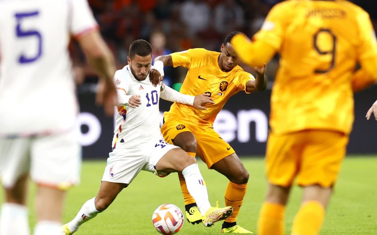 Ван Дайк донесе победата на Нидерландия срещу Белгия