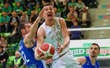Гардът на баскетболния Рилски спортист Деян Карамфилов, който бе избран