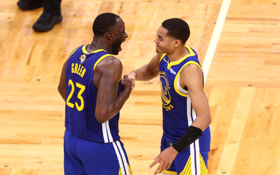 Съотборниците в тима на Голдън Стейт Уориърс Дреймонд Грийн и