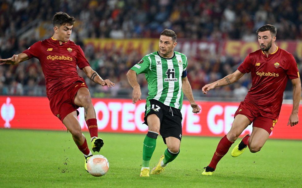 Рома и Бетис играят при 1:0 в мач от група С