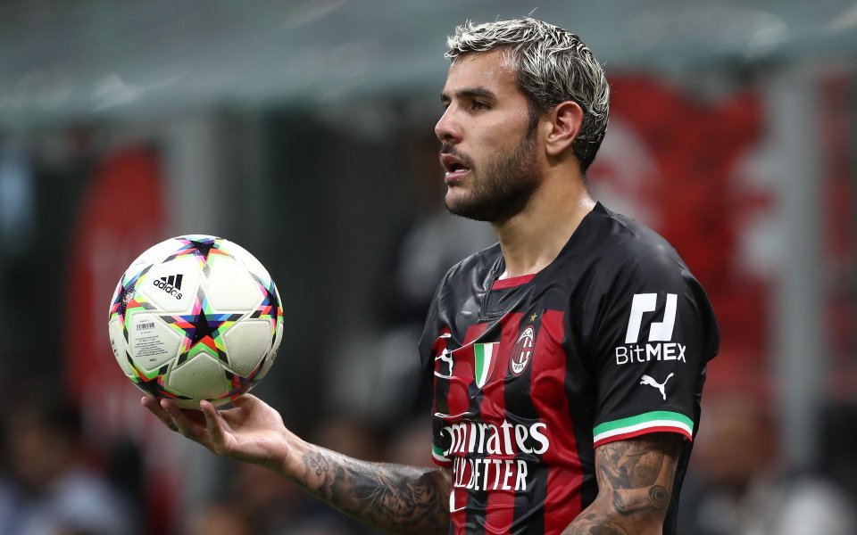 Футболистът на Милан - Тео Ернандес, е станал жертва на