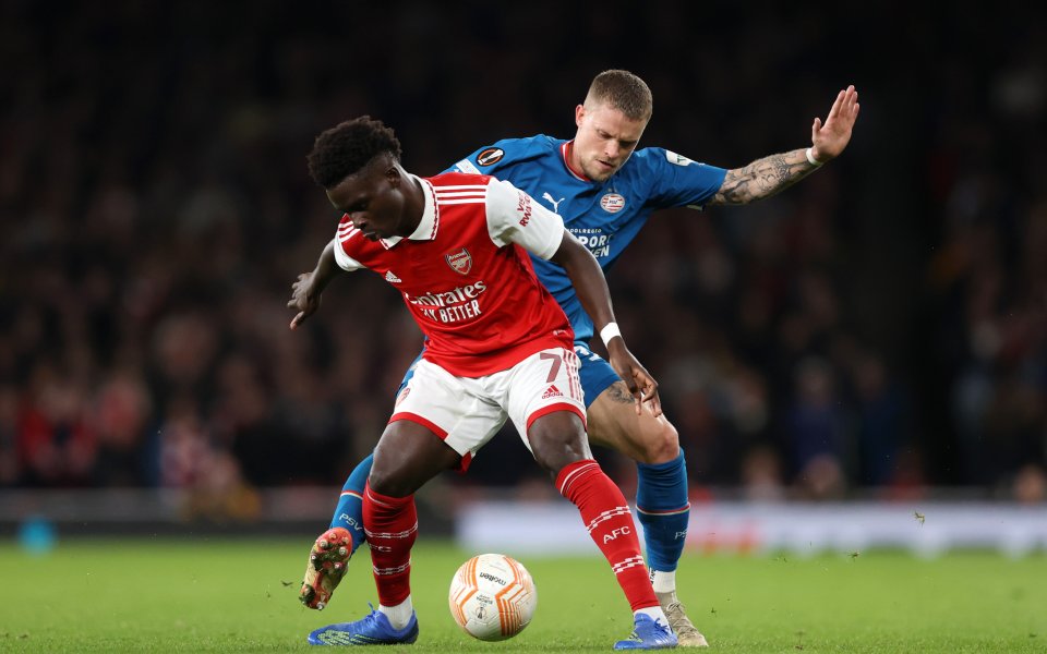 Мениджърът Микел Артета обоснова решението си да пусне Букайо Сака