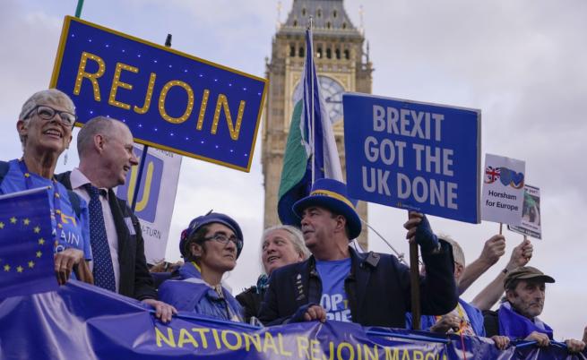 Протест в Лондон: Хиляди искат Великобритания в ЕС