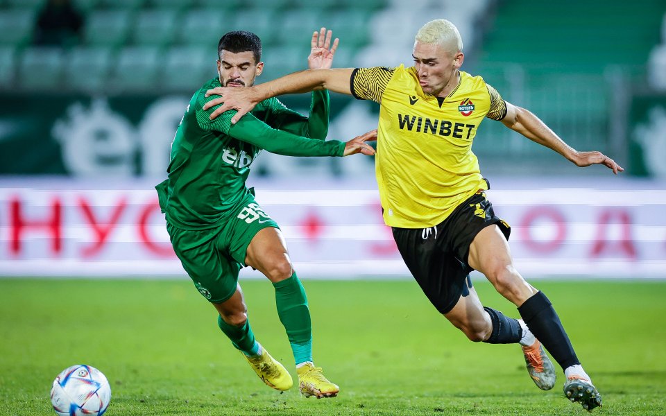 Лудогорец и Ботев Пловдив играят при 1:0 в мач от