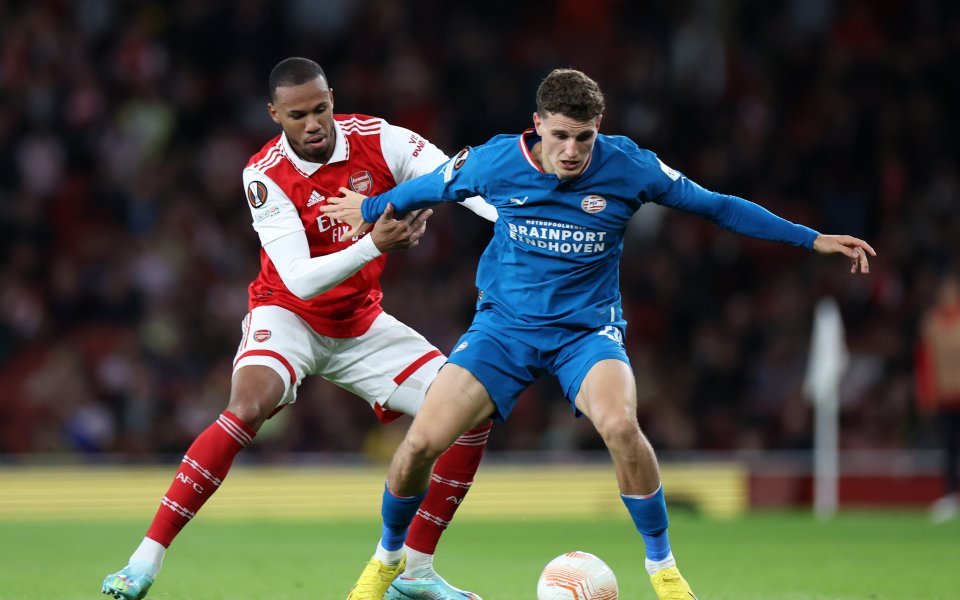 Отборите на ПСВ Айндховен и Арсенал се изправят един срещу