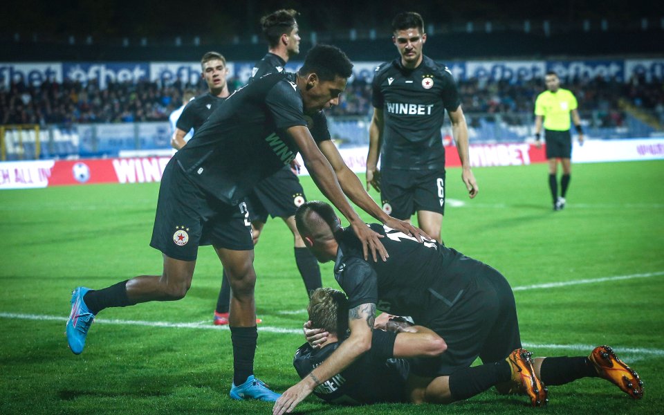 Отборът на ЦСКА изкова ценен и труден успех при визитата