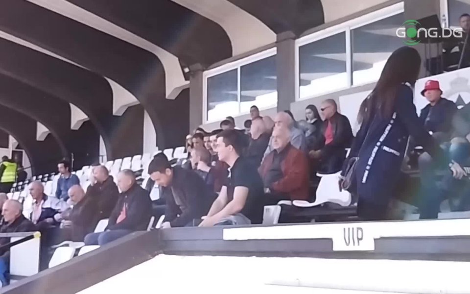 Президентът на Славия – Венцеслав Стефанов пристигна на стадион Александър