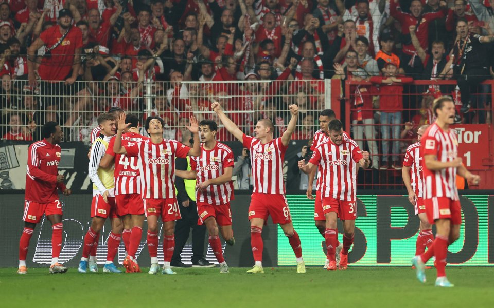 С два гола в самия край на мача Унион Берлин