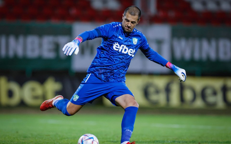 Вратарят на Берое - Иван Караджов, изигра своя мач №200