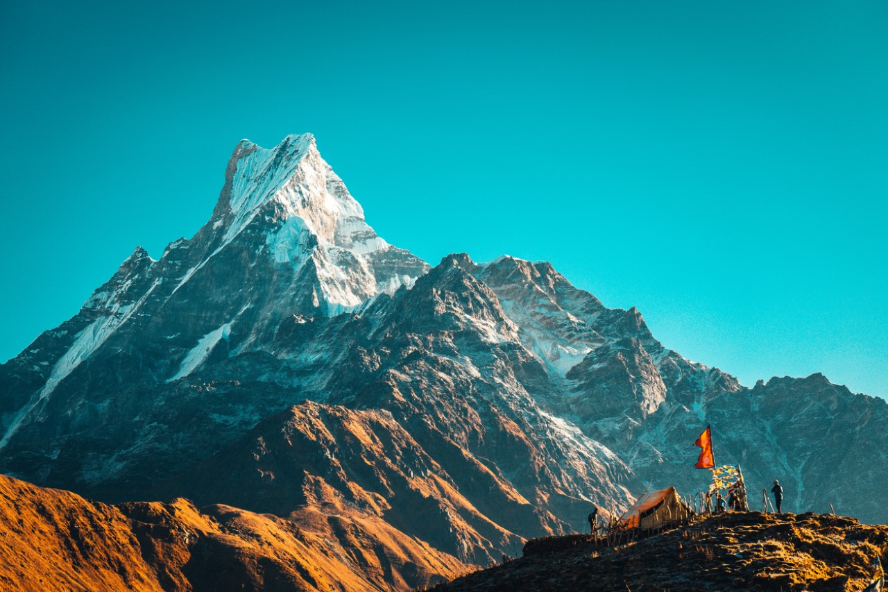 <p>9 от 15-те най-високи върхове в света се намират в Хималаите</p>