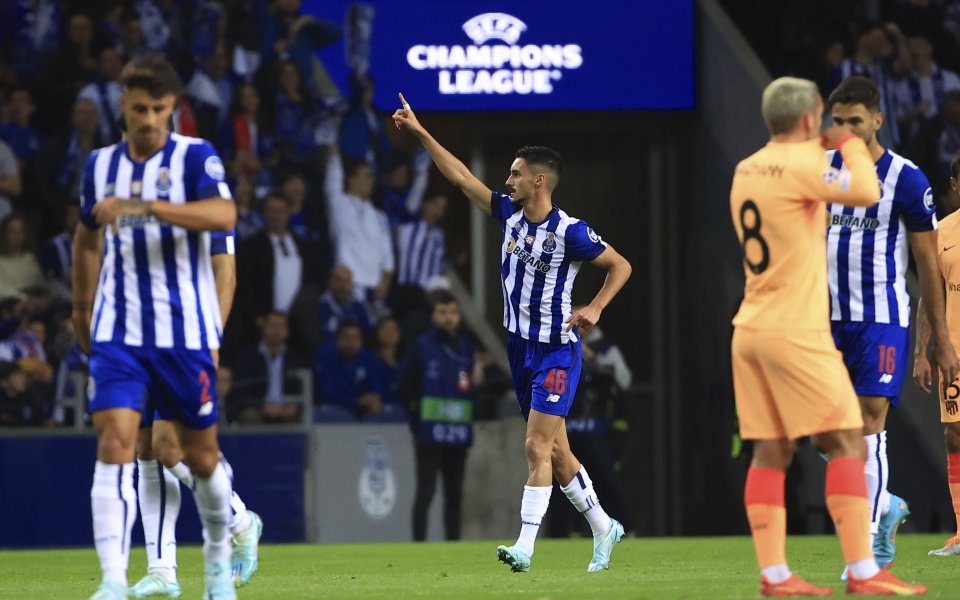 Порто - Атлетико Мадрид 2:1 / Шампионска лига, група B, шести кръг, 01.11.2022 г. - БТА