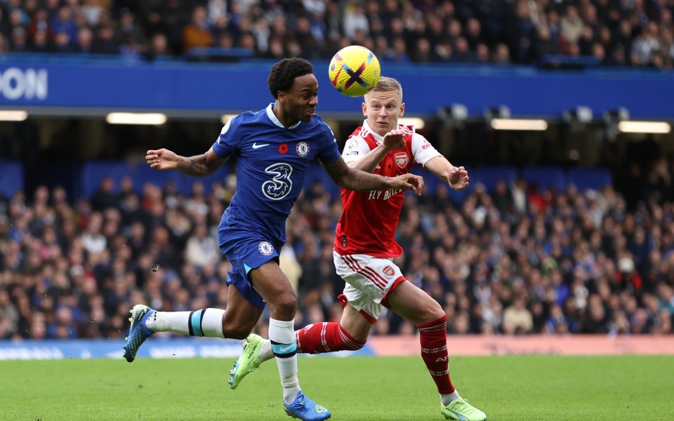 Отборите на Челси и Арсенал играят при резулта 0:0 в