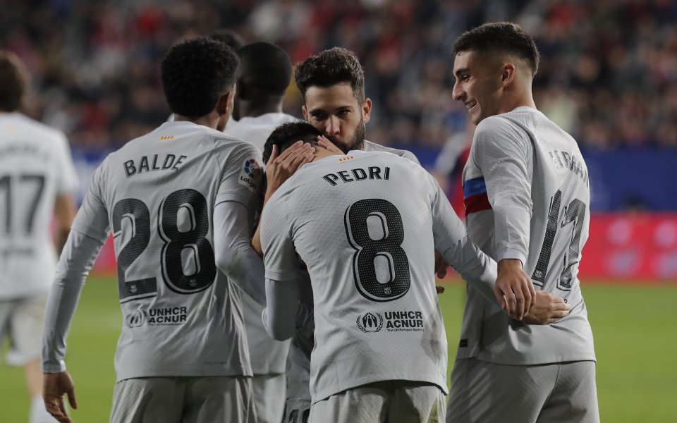 Барселона успя да изтръгне героична победа далеч от дома срещу