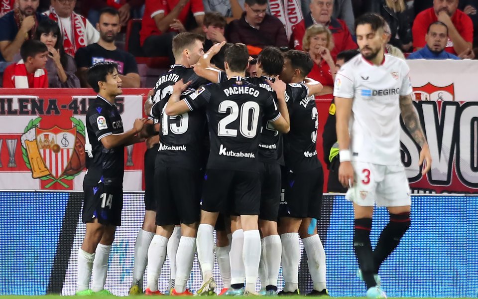Реал Сосиедад победи с 2:1 Севиля в изключително драматичен сблъсък