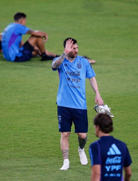 Лео Меси с първа тренировка за Аржентина преди Мондиал 20221