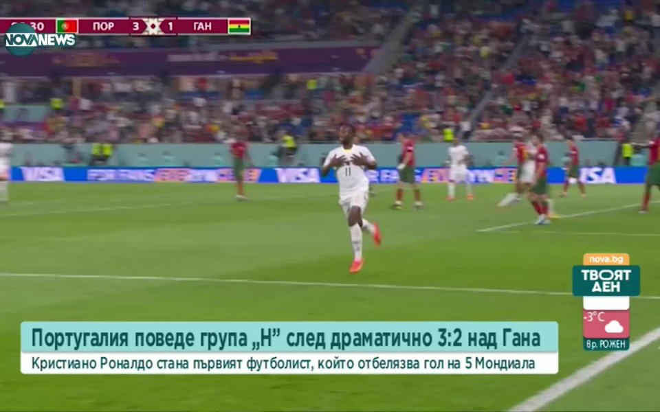 Кристиано Роналдо се вбеси по време на мача с Гана