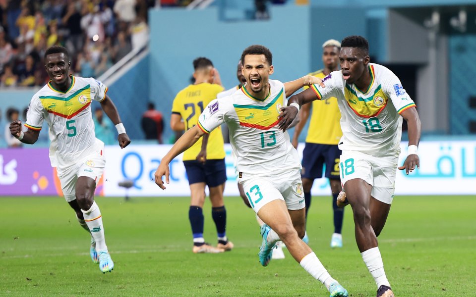 Отборите на Еквадор и Сенегал играят при резултат 1:2 в мач