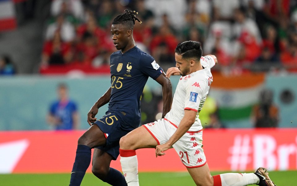 Отборите на Тунис и Франция играят при резултат 1:0 в