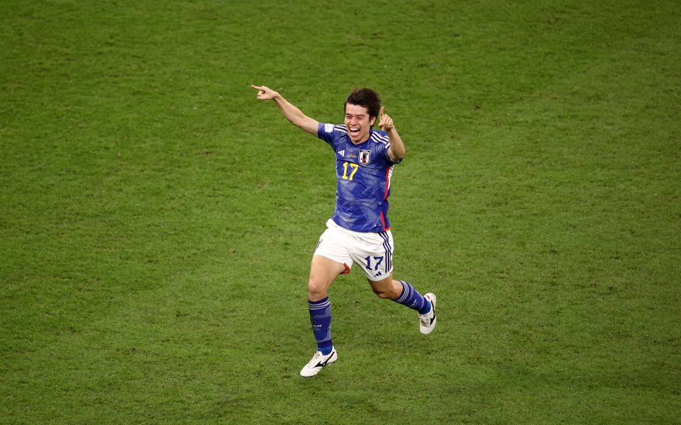 Вкаралият безценния победен гол за Испания, Ао Танака, е inbet