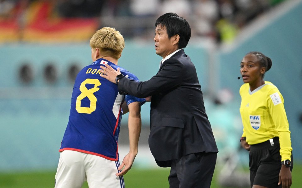 Селекционерът на японския национален отбор по футбол Хаджиме Мориясу коментира