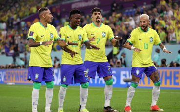 Отборите на Бразилия и Южна Корея играят при резултат 1 0