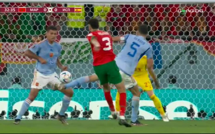 Мароко - Испания 0:0 /първо полувреме/
