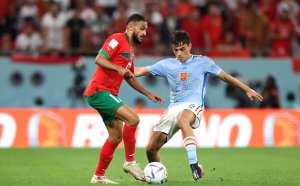 ГЛЕДАЙ НА ЖИВО: Мароко vs Испания 0:0, нулите властват
