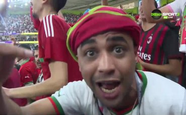 Емоциите на феновете на Мароко след знаменитата им победа над