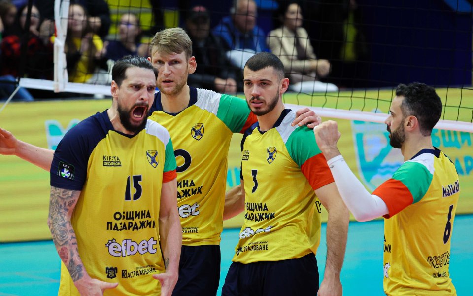 Шампионът Хебър Пазарджик записа нова победа в Efbet Супер Волей,