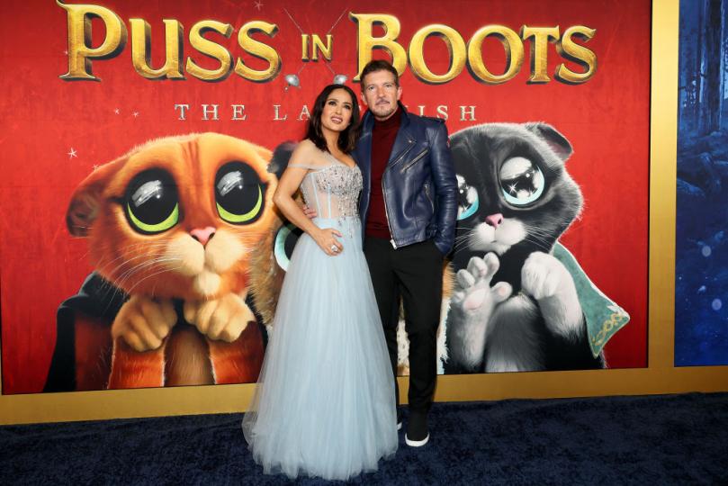 Салма Хайек и Антонио Бандерас на премиерата на филма 