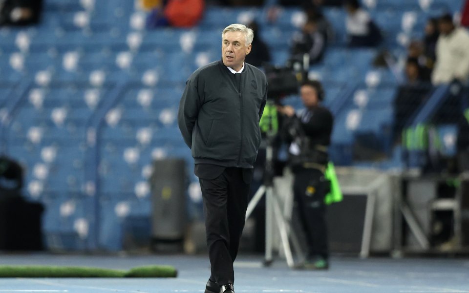 Наставникът Карло Анчелоти призна, че Реал Мадрид не се справил