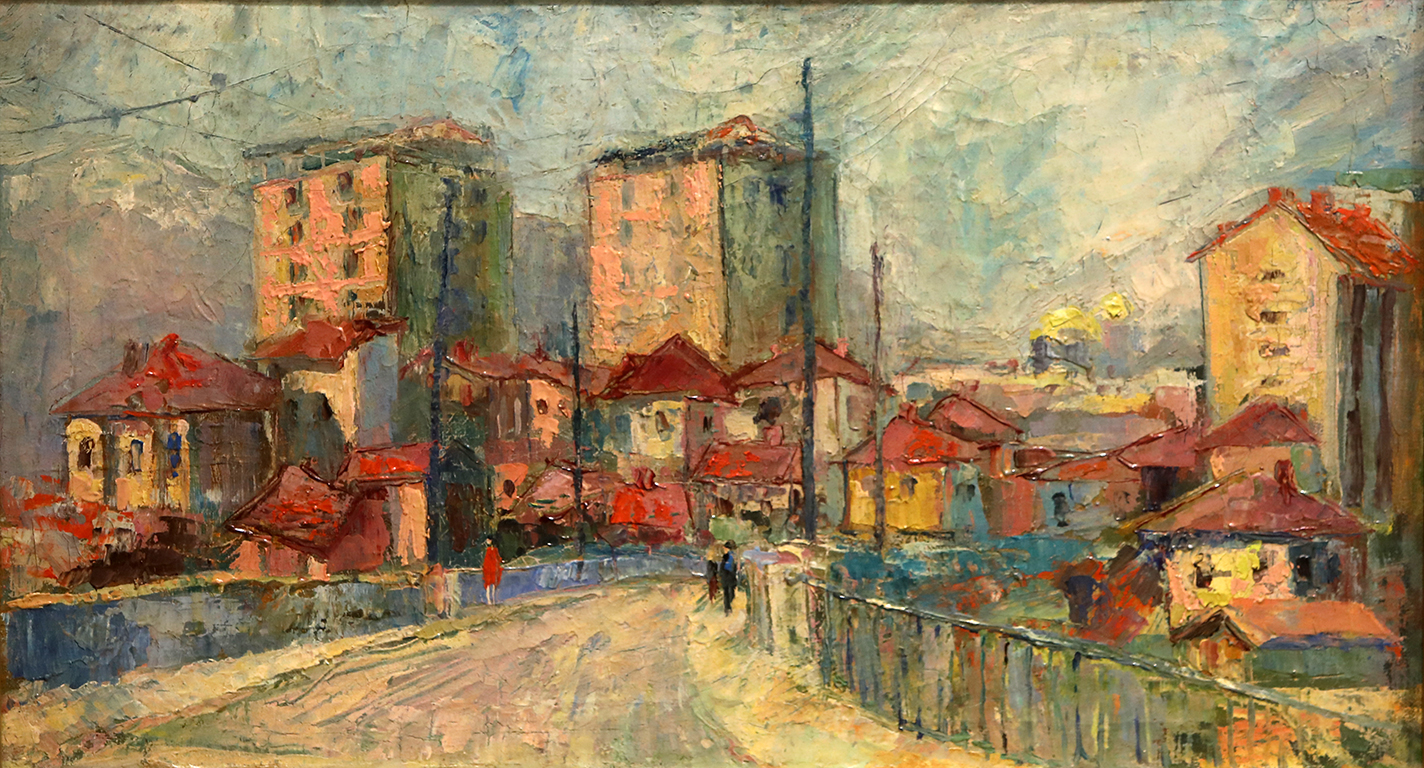<p>КОНСТАНТИН ТРИНГОВ (1907 &ndash; 1981)</p>

<p>Пейзаж от София, 60-те г. на ХХ в., маслени бои, платно</p>