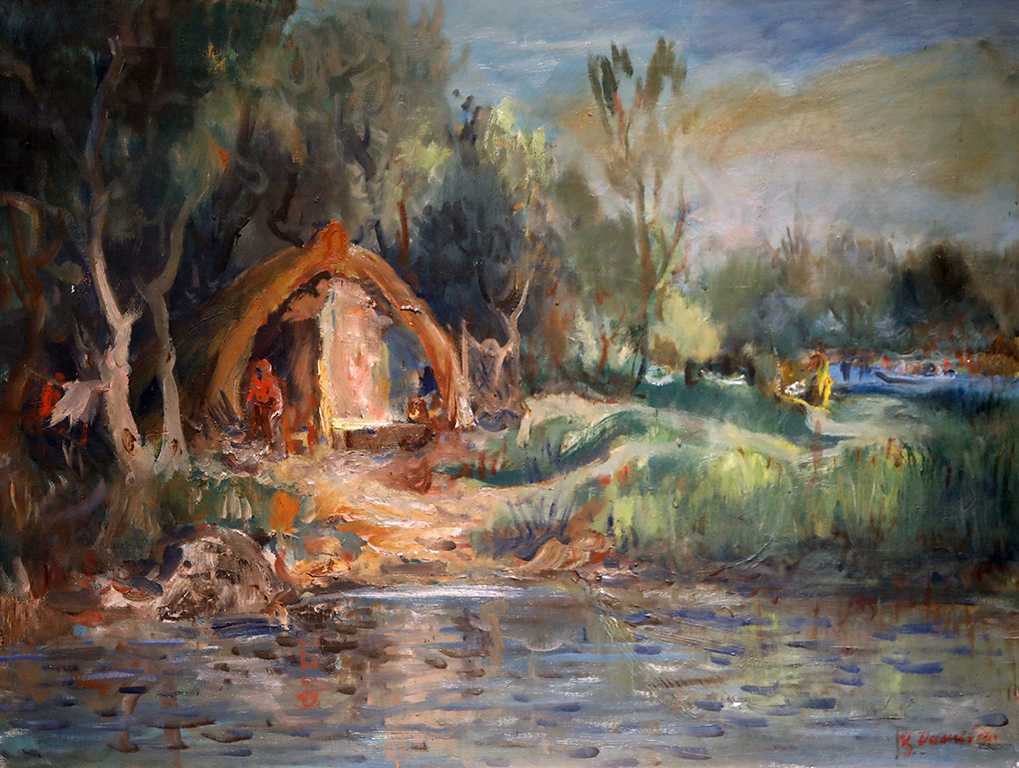 <p>ЦВЯТКО ДИМЧЕВСКИ (1909 &ndash; 1991)</p>

<p>Пейзаж, 50-те г. на ХХ в., маслени бои, платно</p>