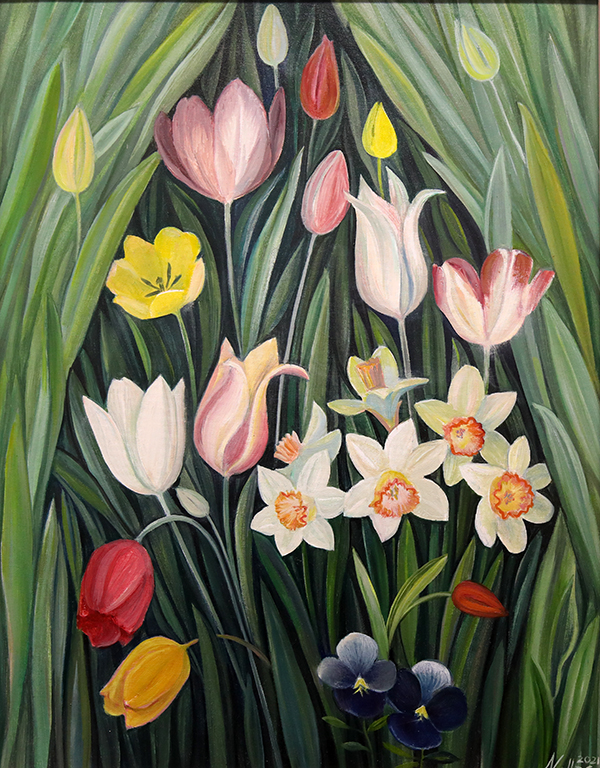 <p>Благодарна съм на Бог, че ме е дарил с тази ми дарба и с чувствителност да преживявам и да пресъздавам живота по моя си неповторим начин. От Автора</p>