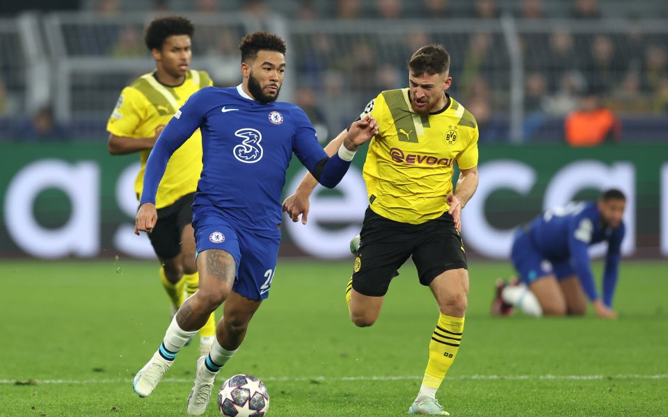 Челси посреща Борусия (Дортмунд) в мач-реванш от осминафиналите в Шампионската лига, след като