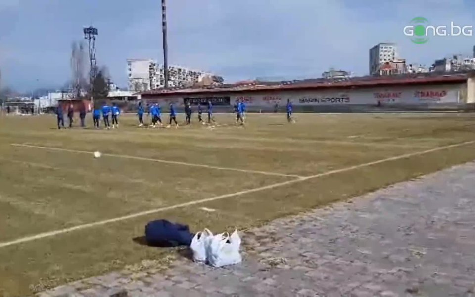 Левски проведе последна тренировка преди гостуването на Пирин в утрешния