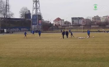 Отборът на Левски проведе поредна тренировка преди дербито с Лудогорец