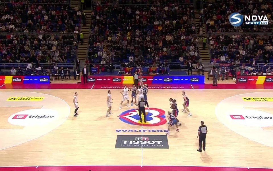 Националният отбор на Сърбия разби този на Великобритания със 101:83 точки в